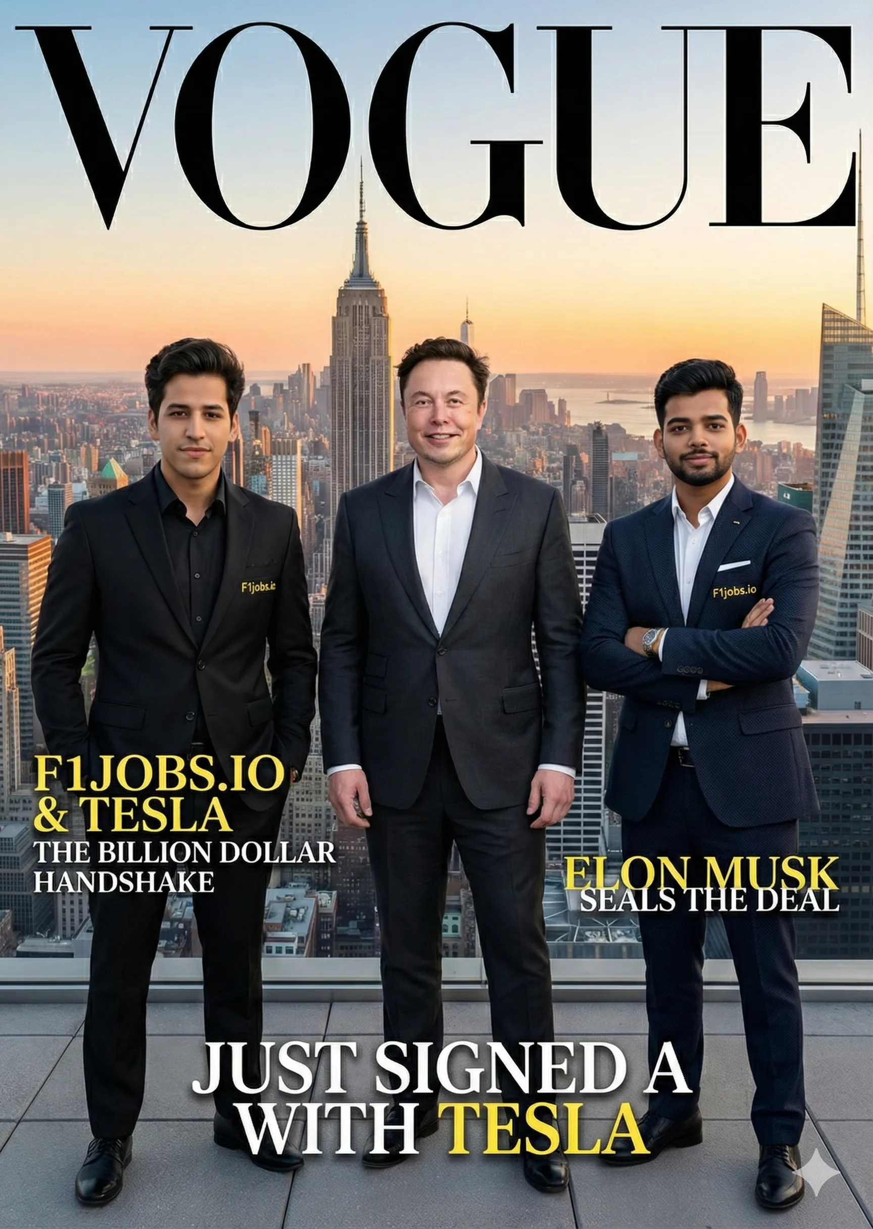 Billion dollar handshakes start with billion dollar visions